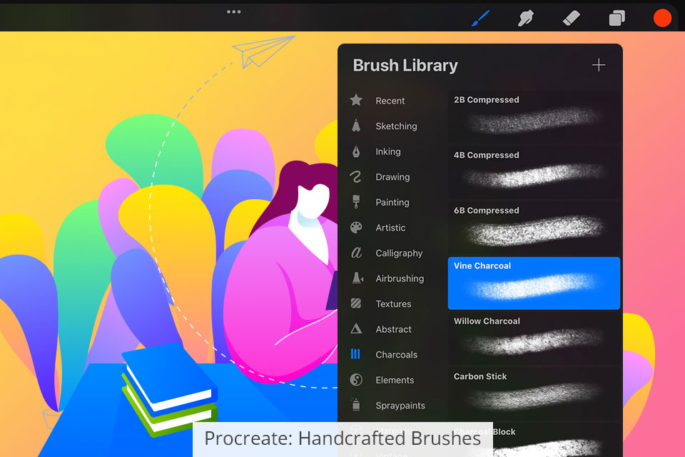 procreate handcrafted brushes